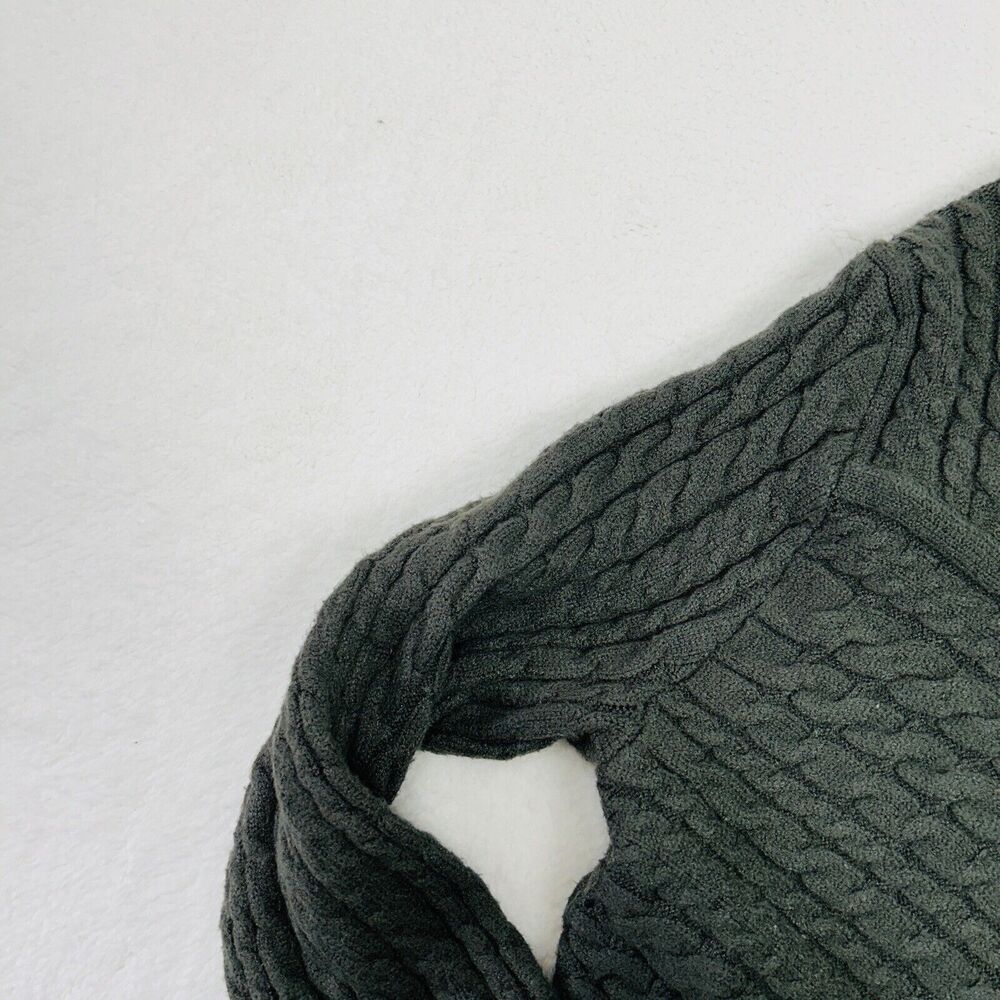 Evolution Cable Knit Sweater Size Large Asymmetri… - image 8